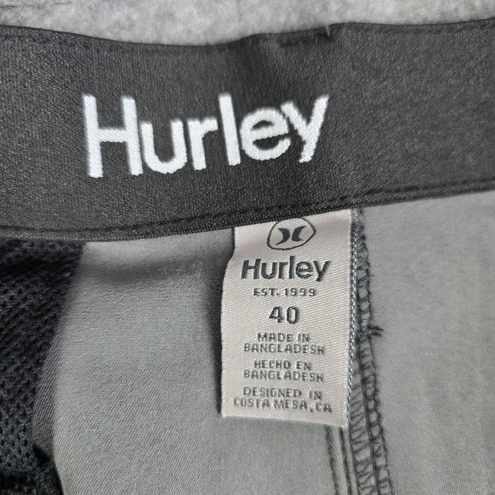 Hurley Shorts Mens 40 Gray Hybrid Walk Chino Stretch Casual Golf Performance